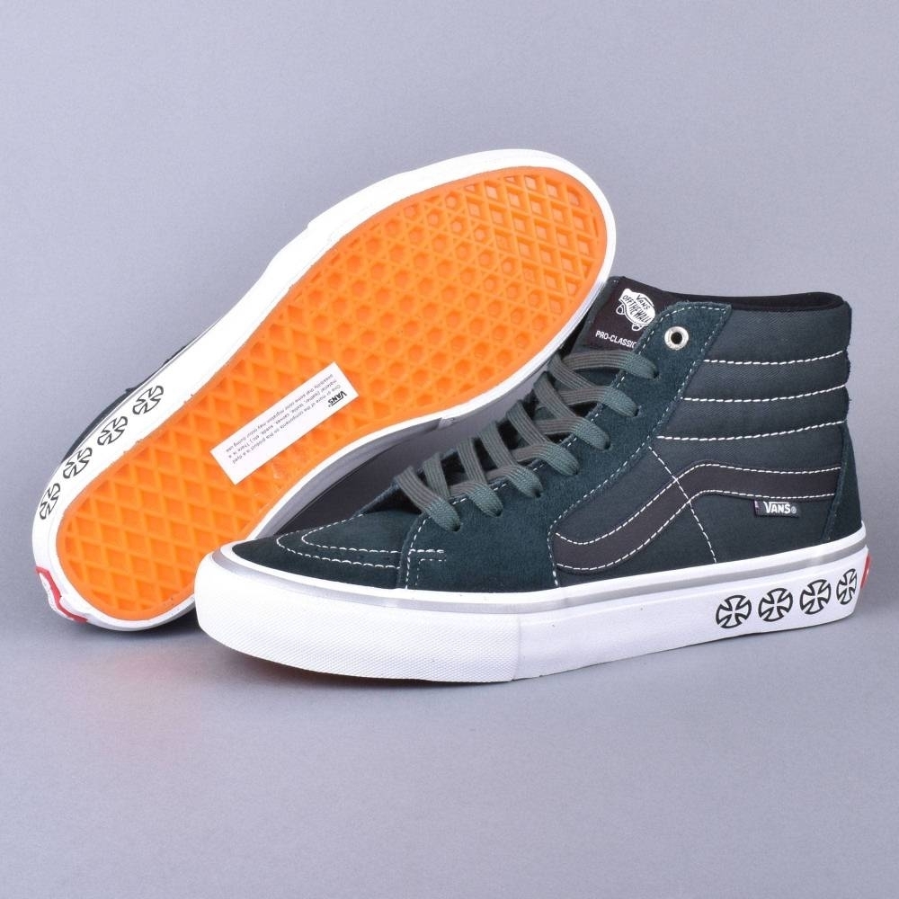 Vans Dark Green High-Top Sneakers